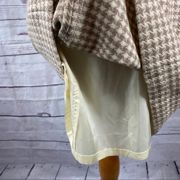 Vintage Oleg Cassini 100% wool sheath dress Sz 10 - Picture 8 of 10